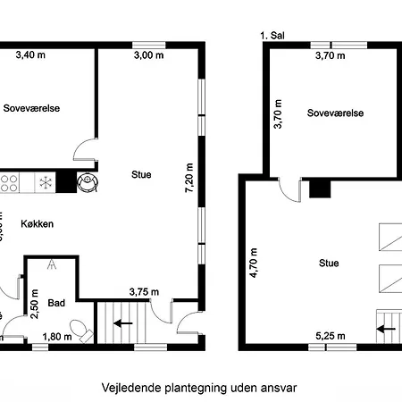 Сasa de vacaciones Hyggeligt Hus Med Fantastisk Udsigt Sj1016